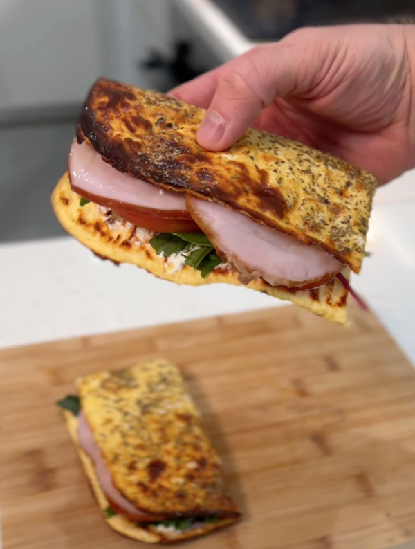 Cottage Cheese Flatbread