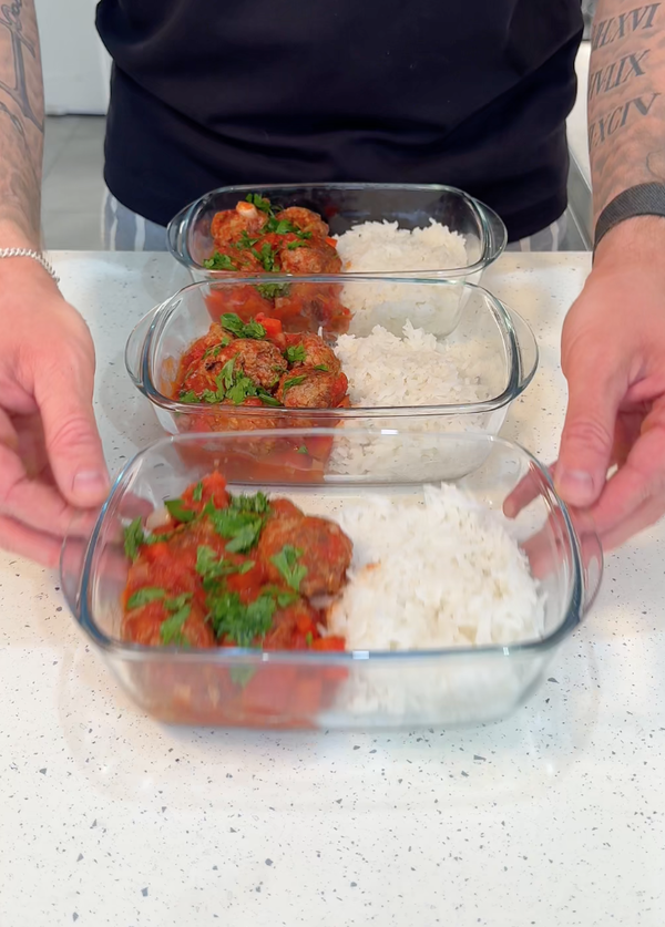 Meatball Rice Bowl