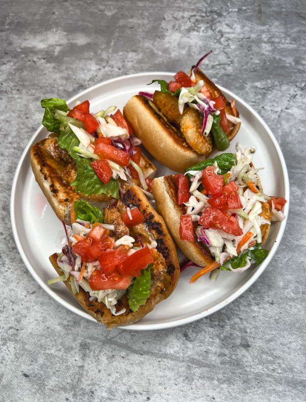 Air-Fried Shrimp Po' Boy Sliders