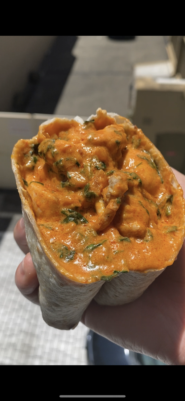 Creamy Tom Burrito