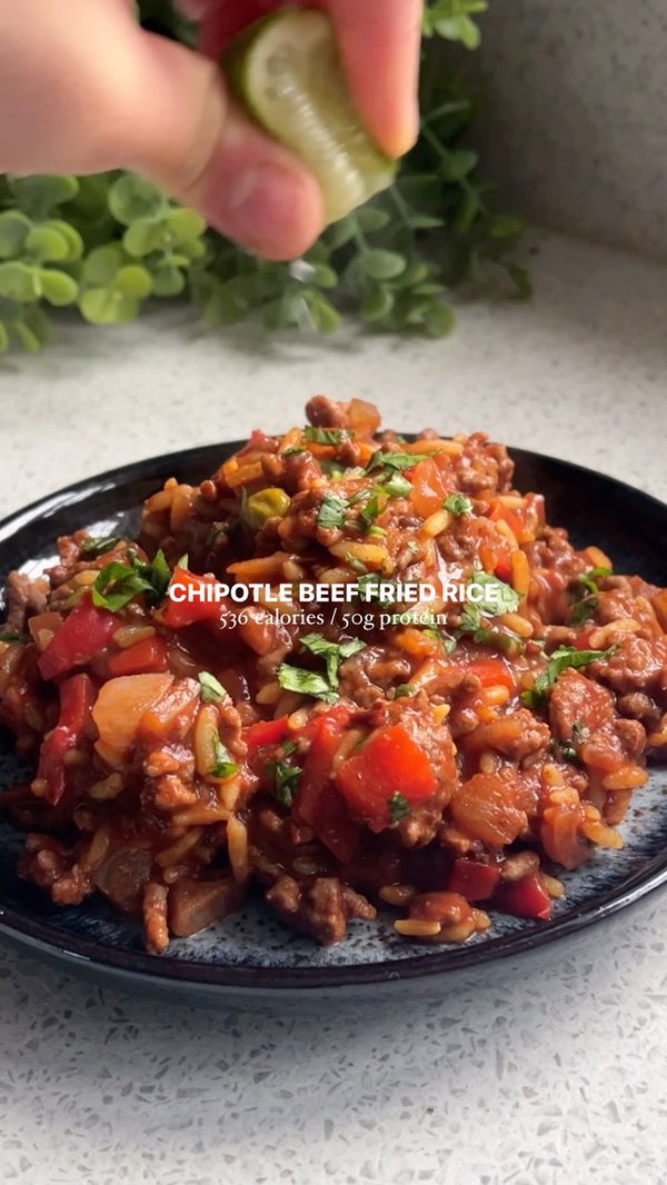 Chipotle Beef Fried Rice