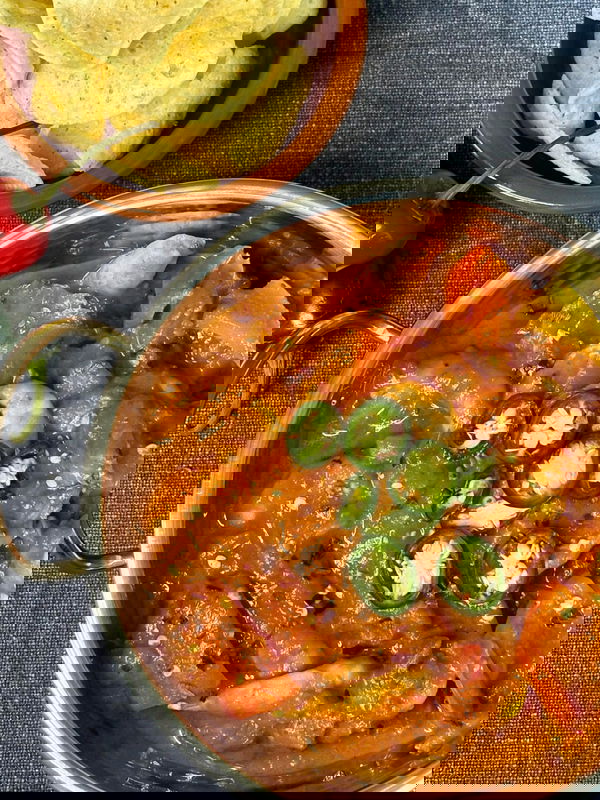 Air Fryer Prawn Curry