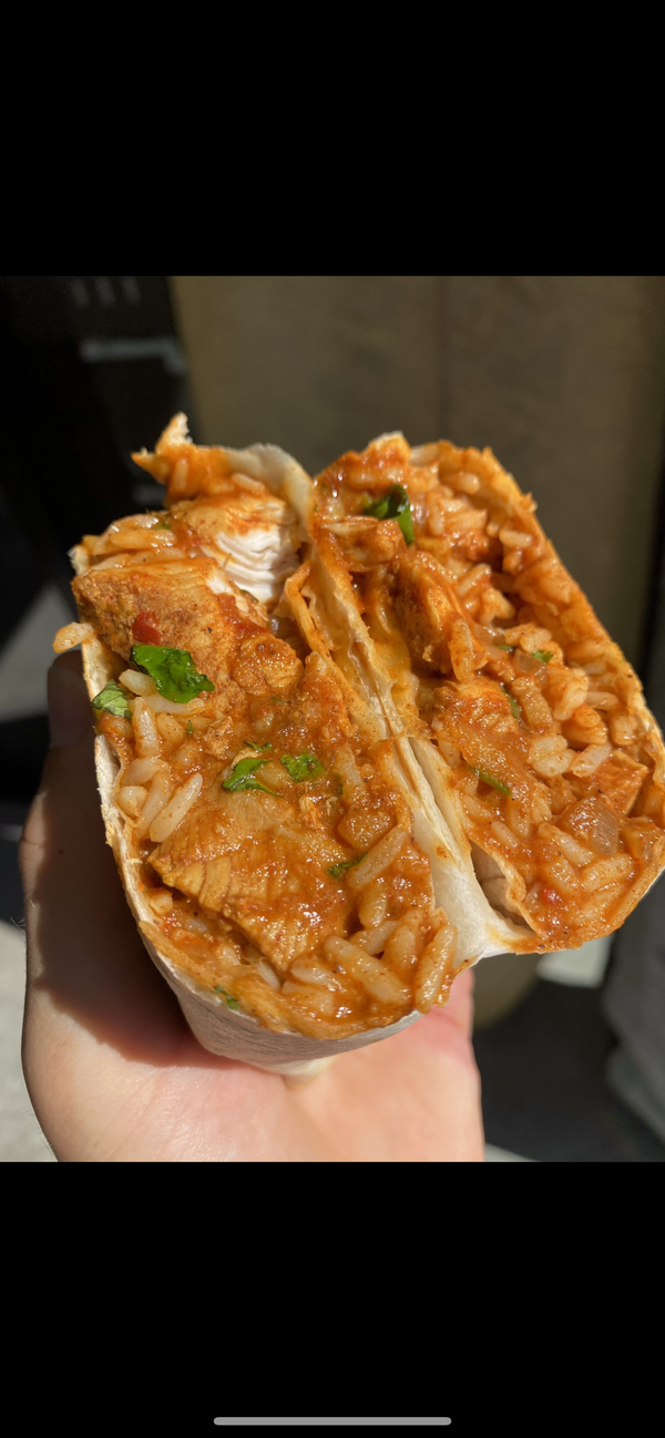 Chicken Masala Burrito