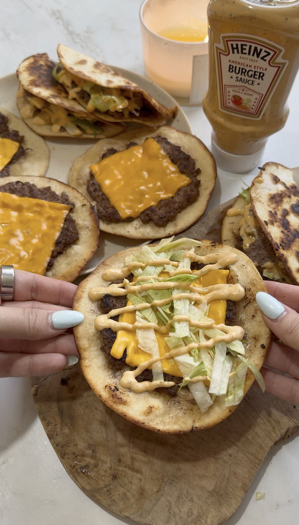 Smash Burger Tacos