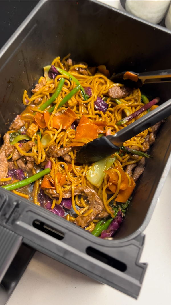 Teriyaki Beef Air Fry 🥩🍜