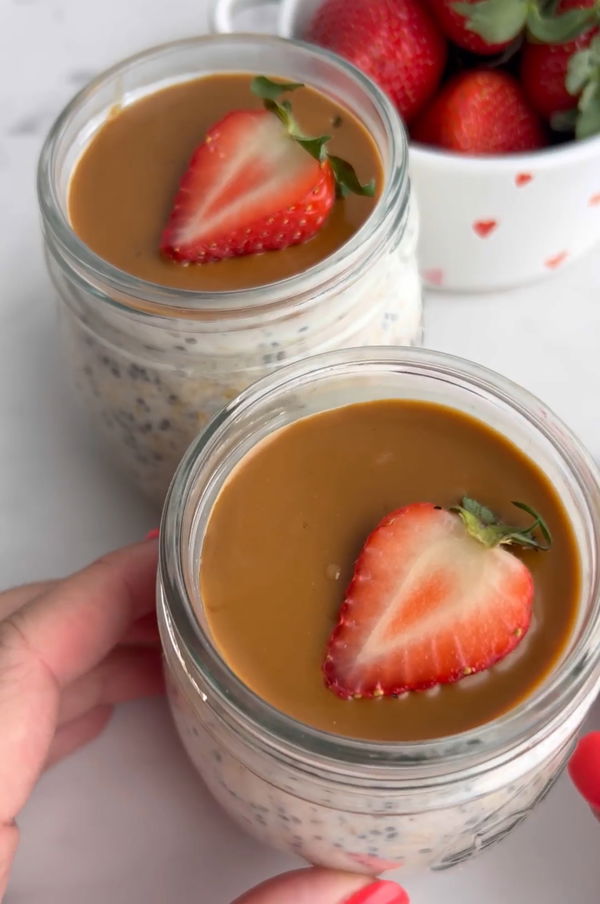 Biscoff Banana Overnight Oats