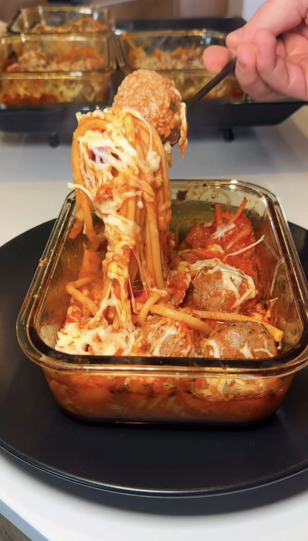 Spaghetti Bolognese meatballs