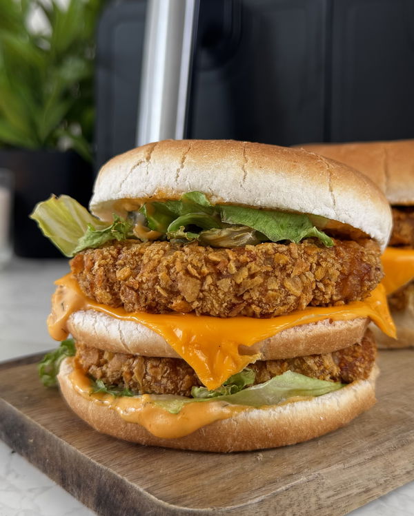 Air Fryer Chicken Big Mac