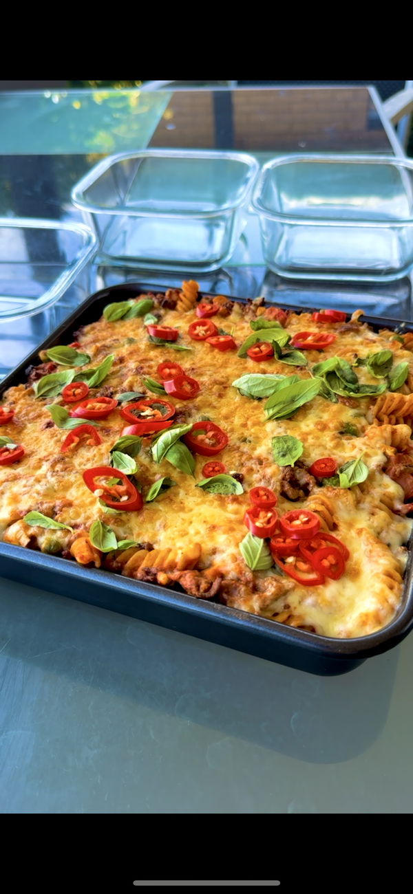 Creamy Beef Pasta Bake