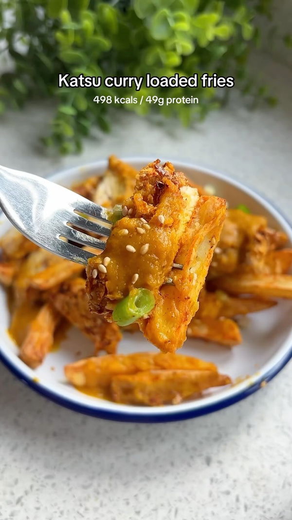 Katsu Chicken Loaded Fries