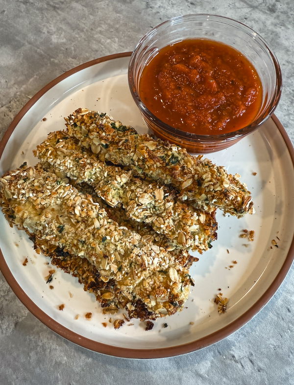 Air-Fried Pepper-jack Cheese Sticks