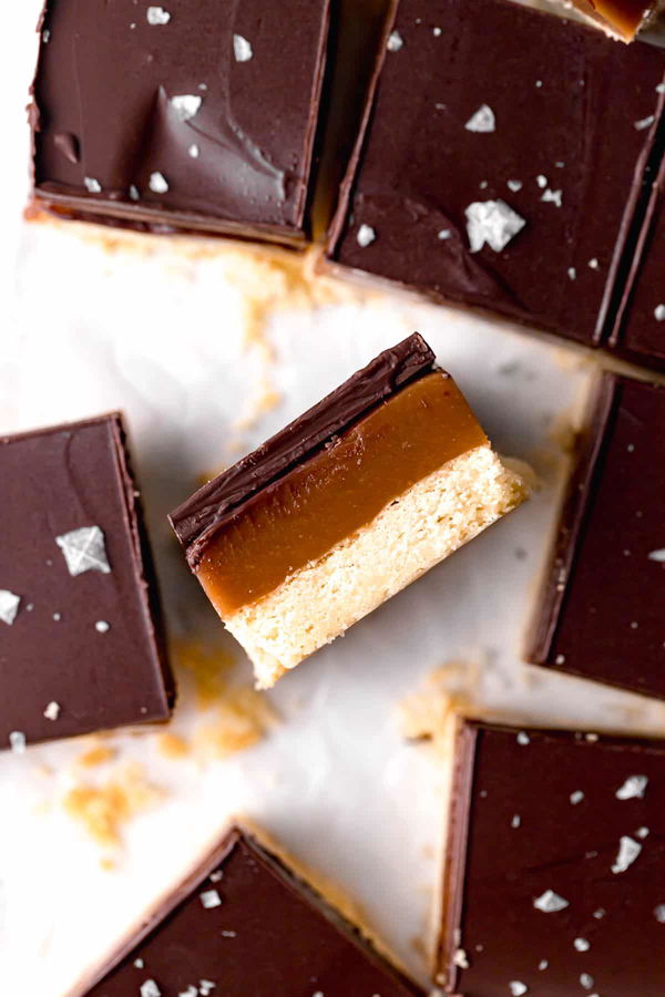 Tahini Caramel Millionaire's Shortbread