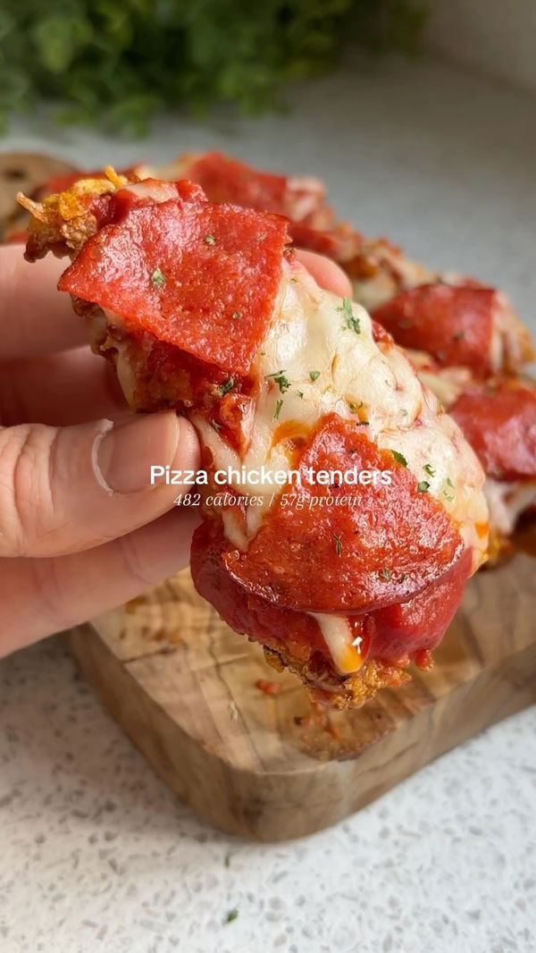 Pepperoni pizza chicken tenders🍗