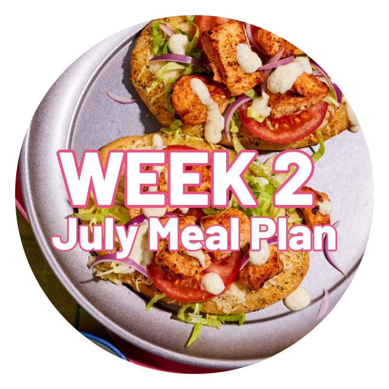 July - Week 2 Meal Plan