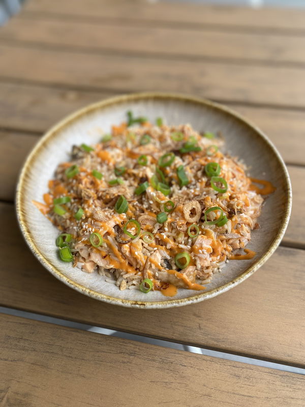 Sriracha Salmon Rice