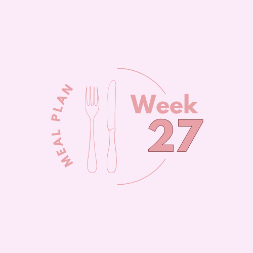 Week 27 Dinner Plan