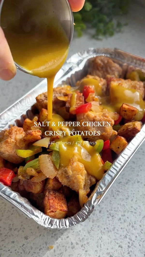 Salt & Pepper Chicken Potatoes