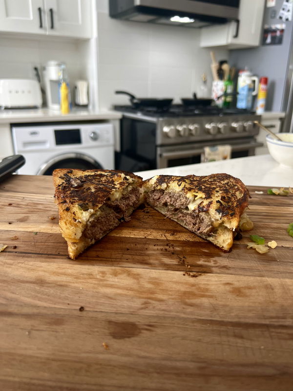 Spicy Sourdough Patty Melt