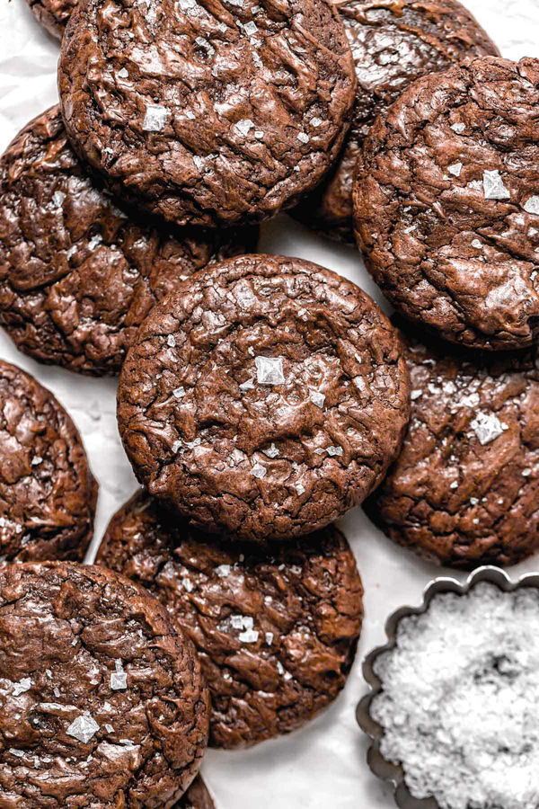 Fudgy Mocha Brownie Cookies