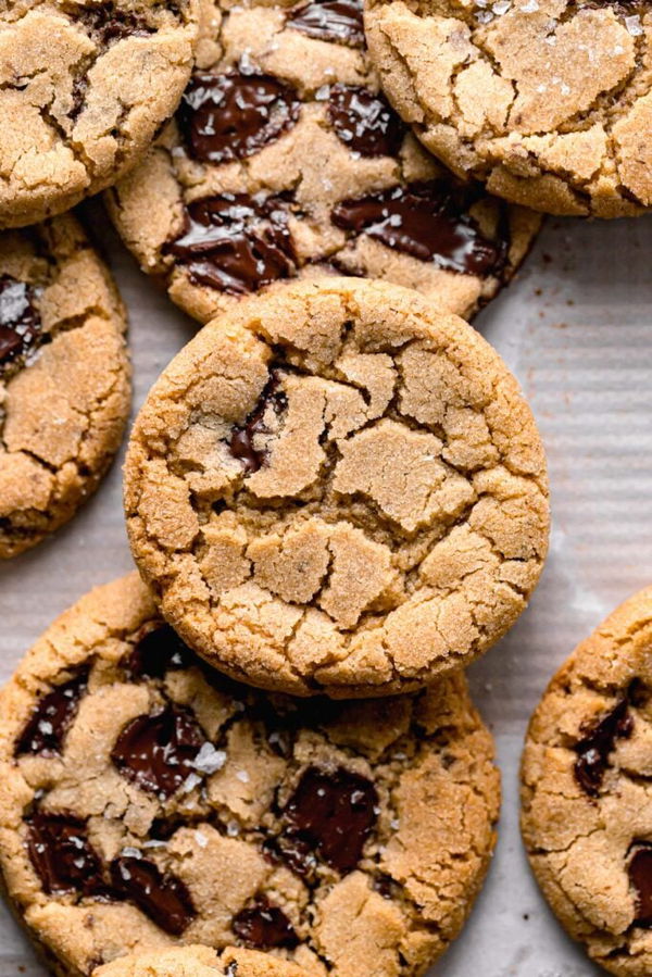 Pan-Banging Chocolate Chip Peanut Butter Cookies