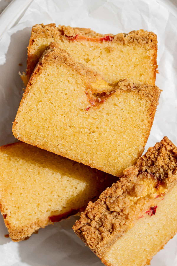 Peach Cobbler Pound Cake