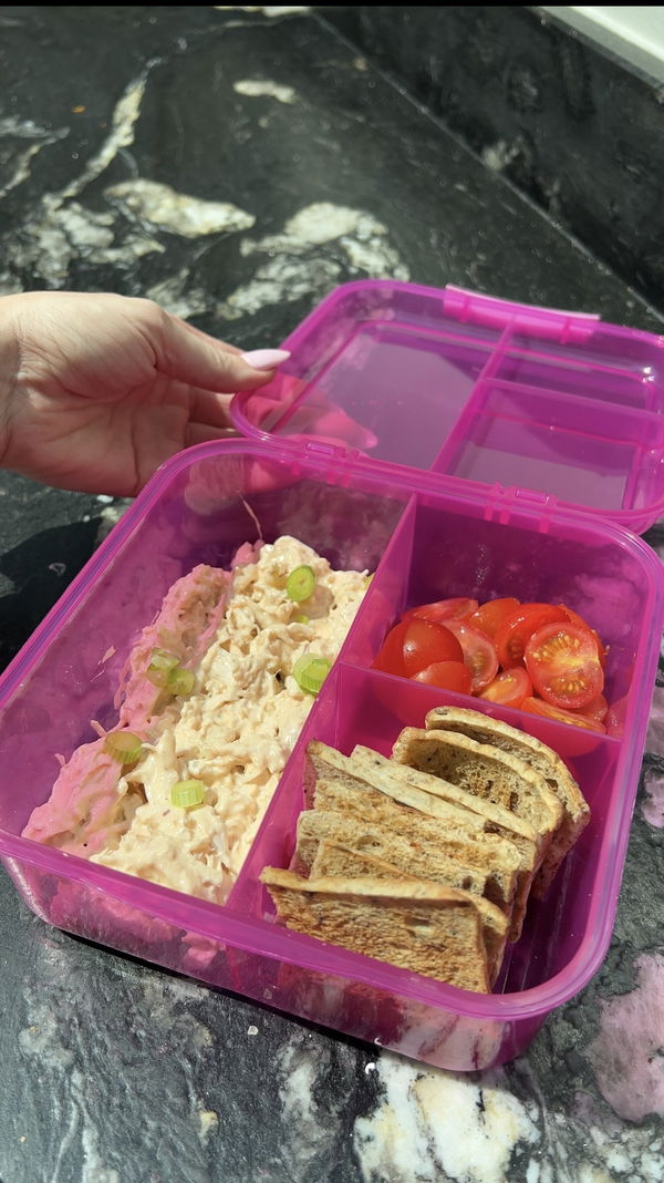 Shredded Garlic Parm Chicken Lunchable