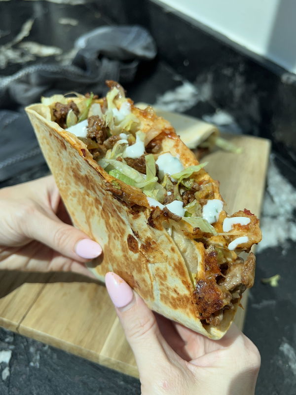 Taco Beef Folded Wrap
