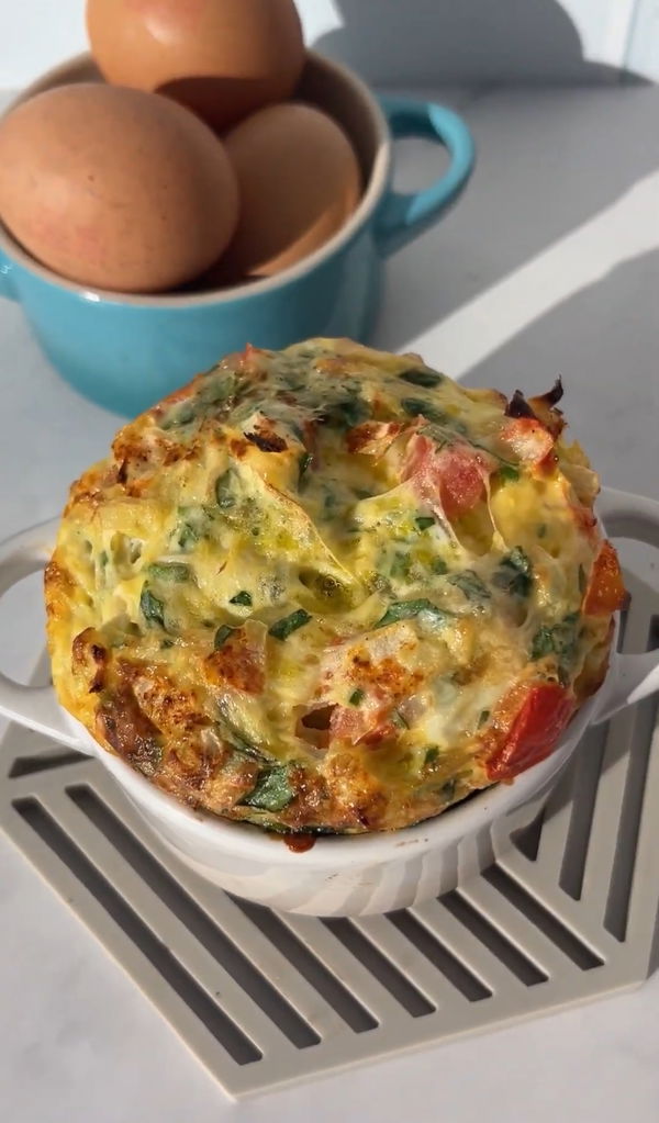 Single Serve Bruschetta Frittata