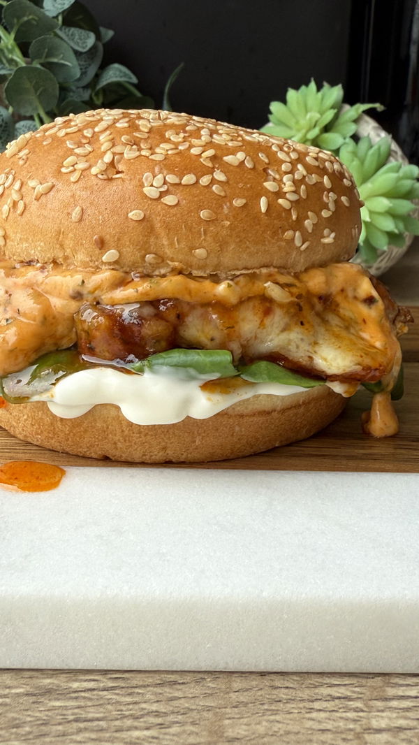 Spicy Sweet Chilli Chicken Burger