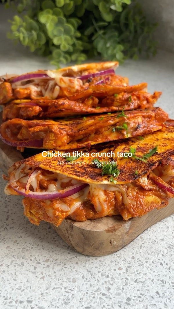 Chicken Tikka Masala Crunch Tacos🌮