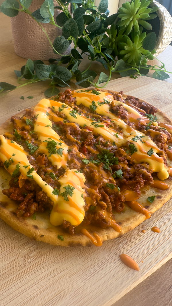 Chilli Cheese Garlic Flatbread