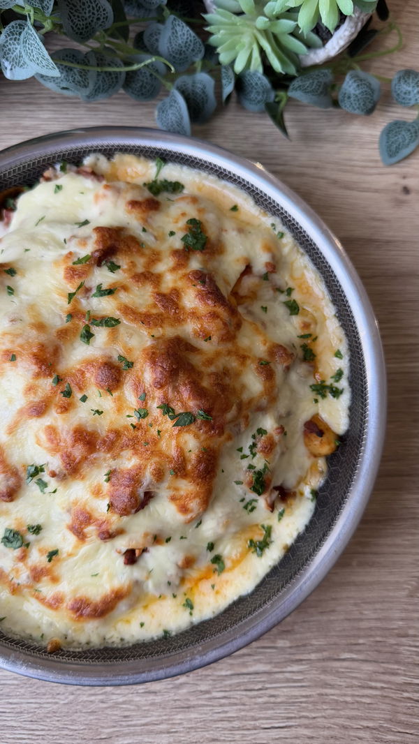 Garlic and Herb Lasagne Gnocchi Bake