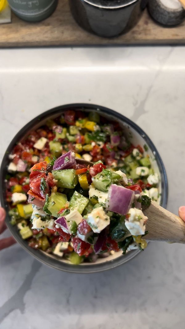 Summer Feta Salad 🥗