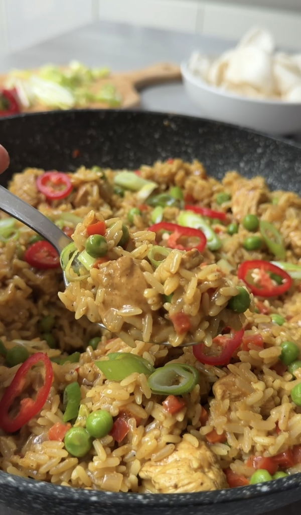 Katsu Chicken One-Pot Rice