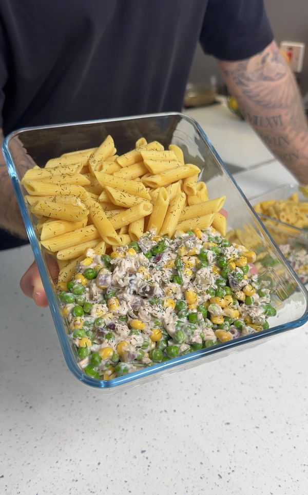 Sweet Corn Tuna Pasta