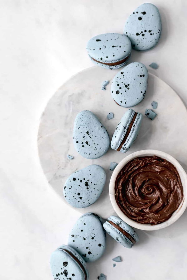 Robin's Egg Macarons