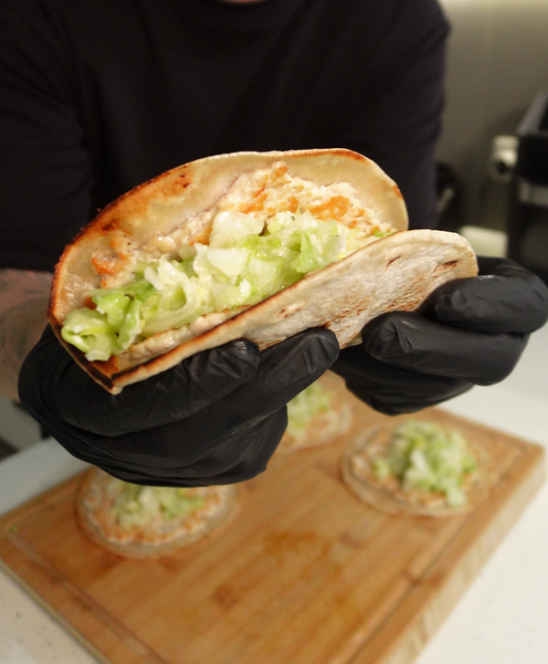 Chicken Caesar Tacos