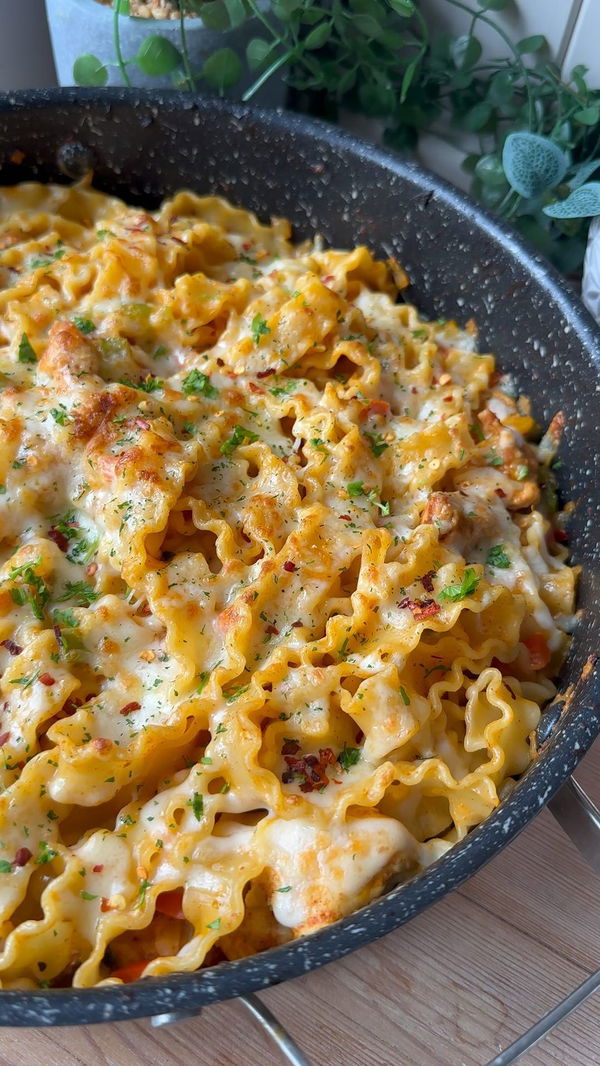 Cheesy Fajita Pasta🧀