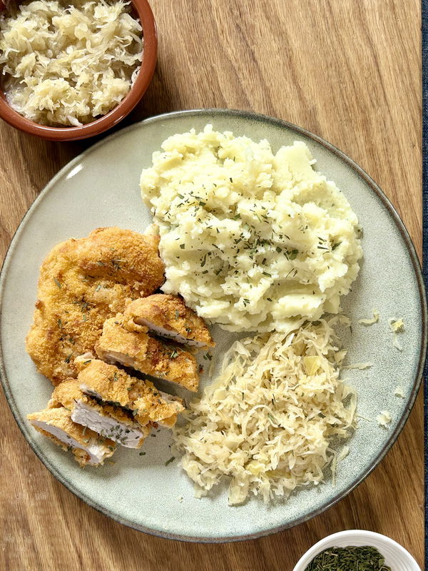 Air Fryer Pork Schnitzel