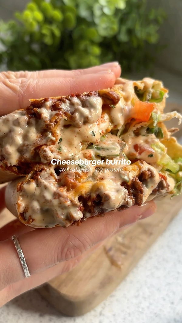 Cheeseburger Burrito🌯