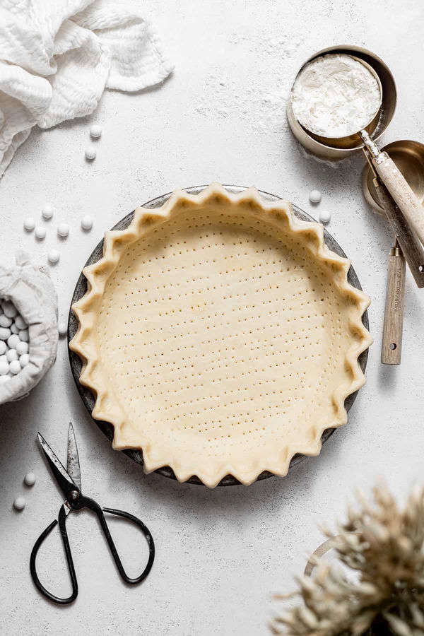 3 Ingredient All Butter Pie Crust