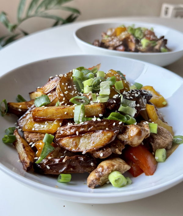 Chinese-Style Chicken & Chips