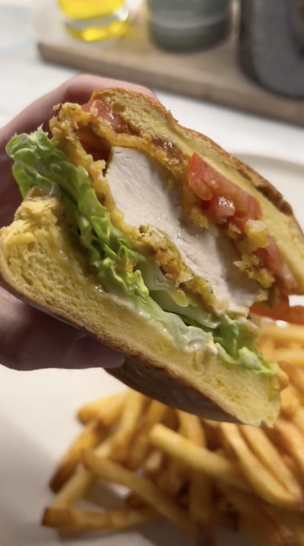 Nando's Spiced Chicken Burger