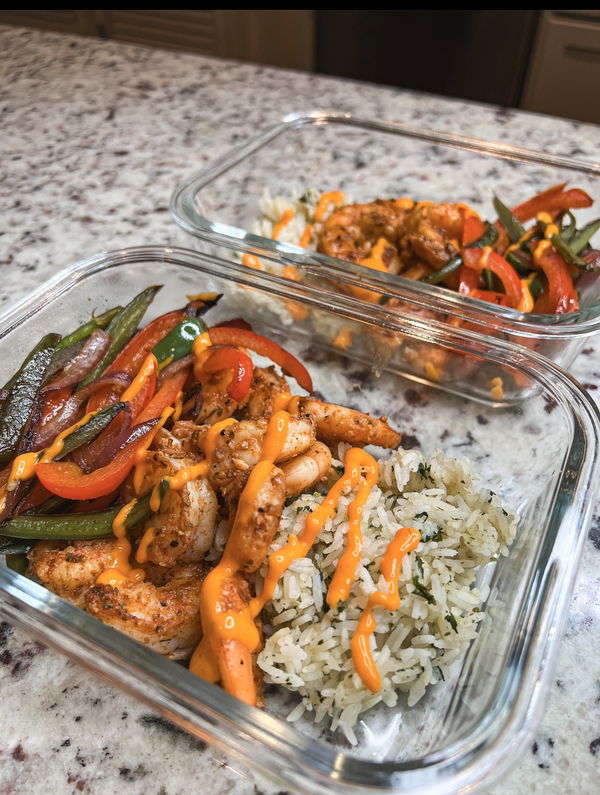 Easy Shrimp Fajita Bowl