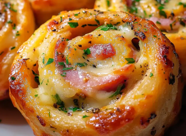 Ham and Cheddar Pinwheels
