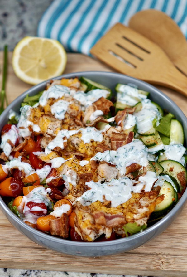 Turkey Bacon Ranch Salad
