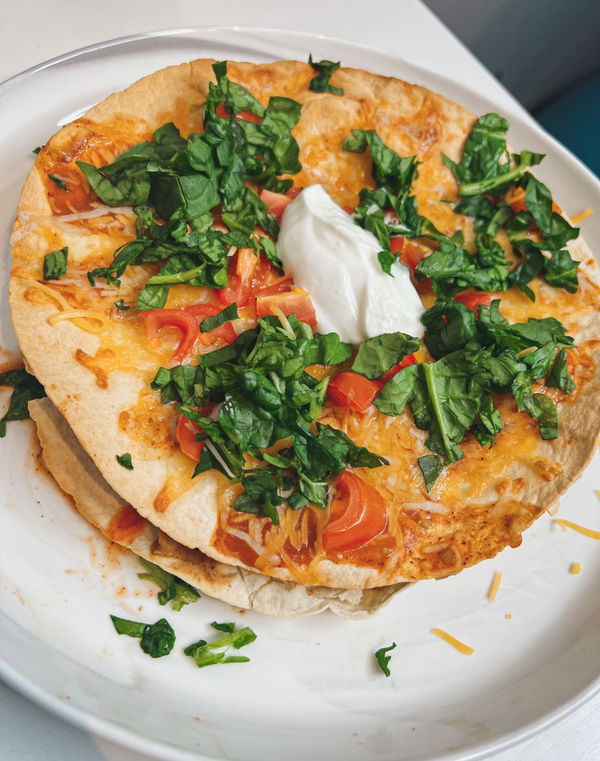 Low Carb Healthier Version of Taco Bell's Mexican Pizza