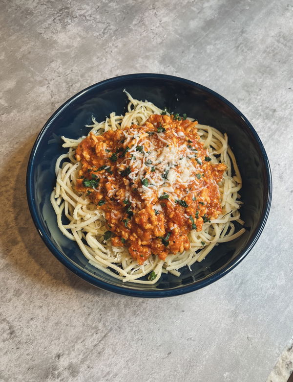 Low Carb Spaghetti with Hearts of Palm "Pasta"