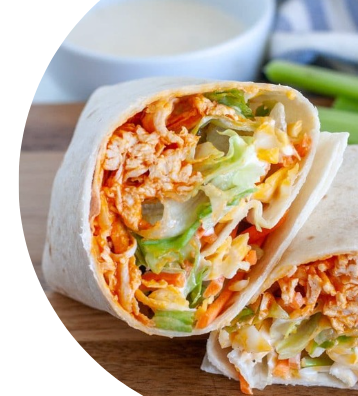 Buffalo Chicken Wraps