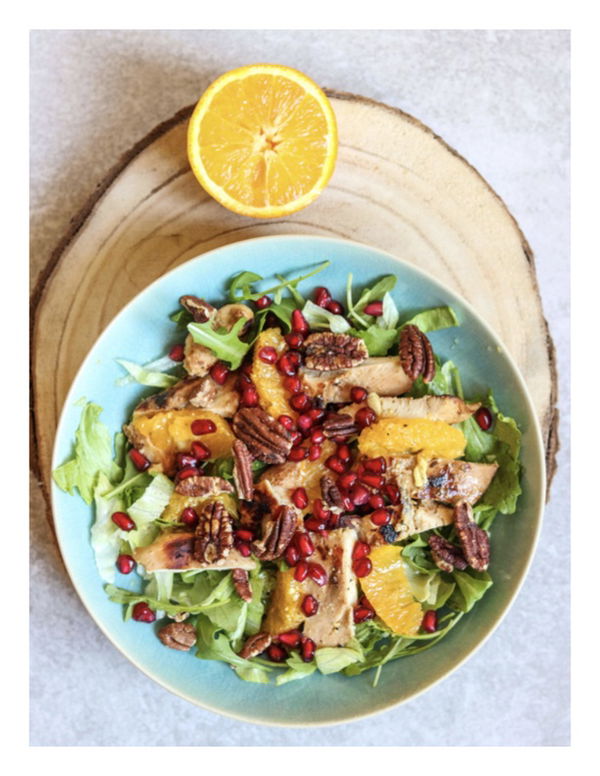Chicken Orange Walnut Salad